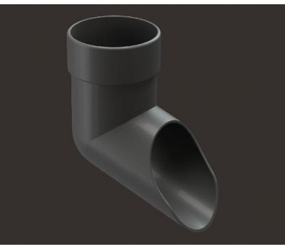 Отвод Lux ПВХ Графит от производителя Docke по цене 461 р Отвод Lux ПВХ Графит от производителя Docke по цене 461 р