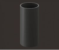 Труба для водостока 3 м Lux ПВХ Графит Труба для водостока 3 м Lux ПВХ Графит