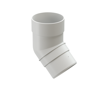 Колено 45˚ Premium ПВХ Пломбир от производителя  Docke по цене 242 р